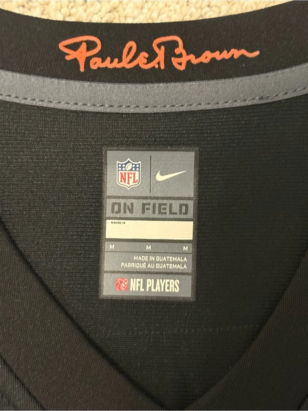 Nike Women's Bengals #9 Black and Orange Jersey